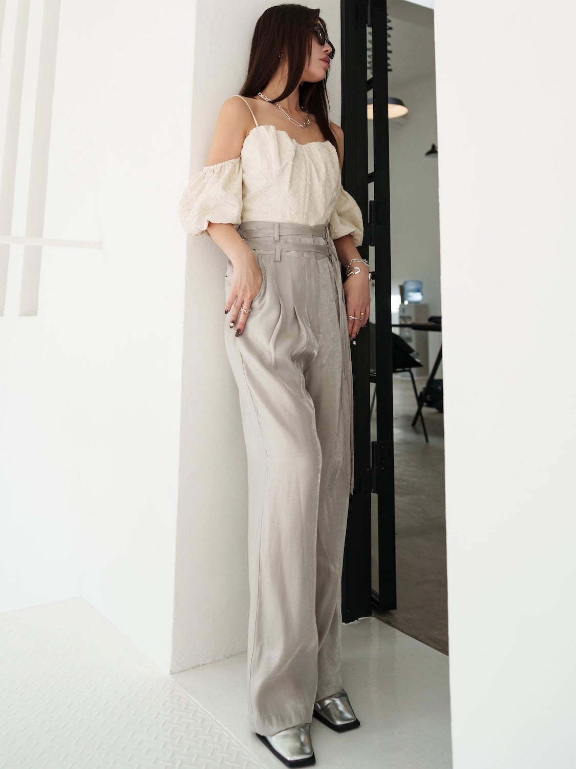 MODEL:159cm<br>COLOR:ライトイエロー