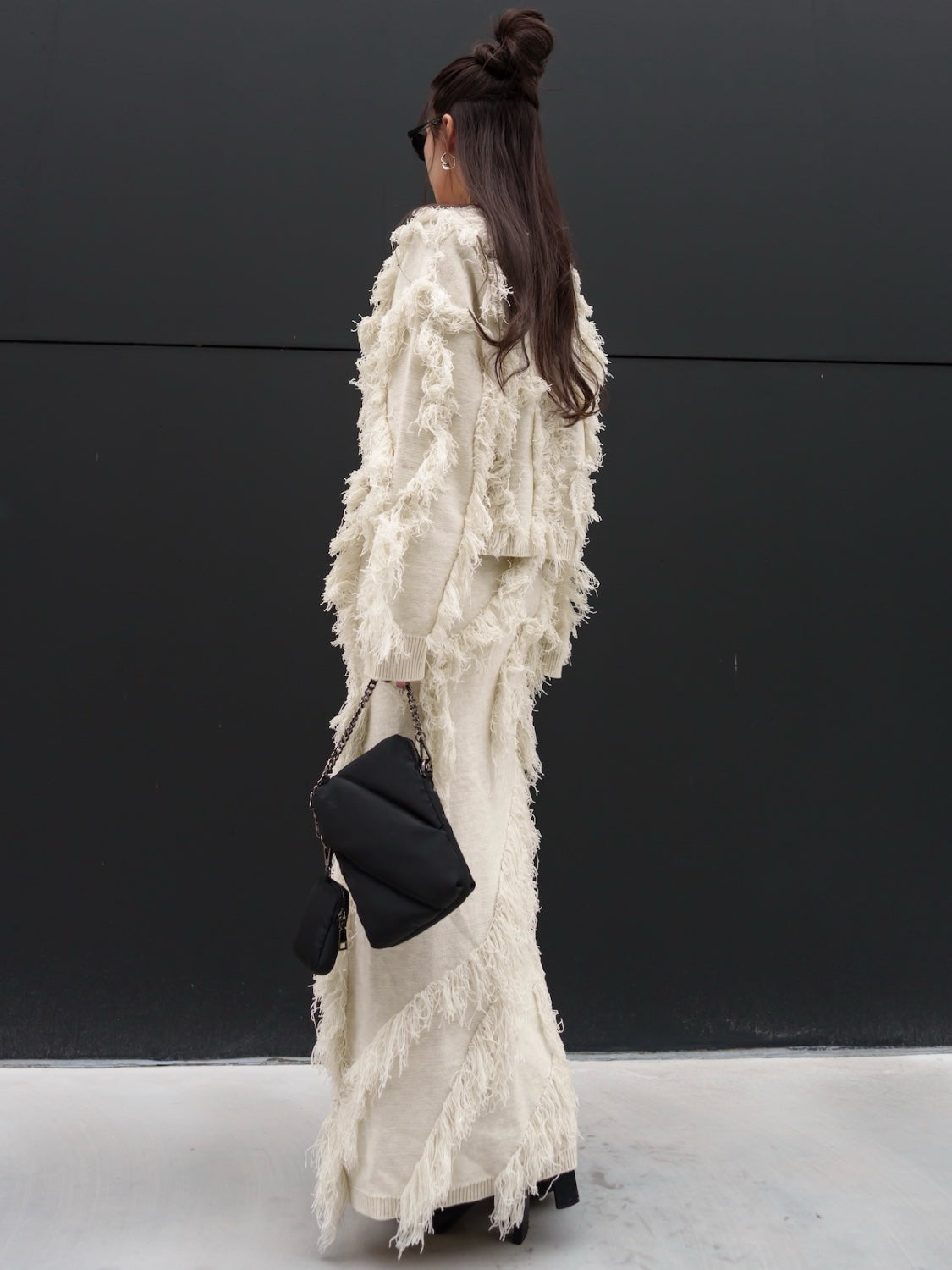 Wave Fringe Knit Setup