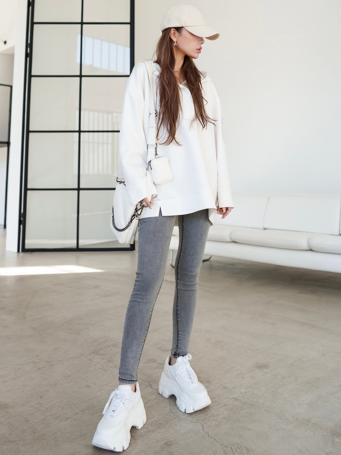 Stretch Gray Skinny
