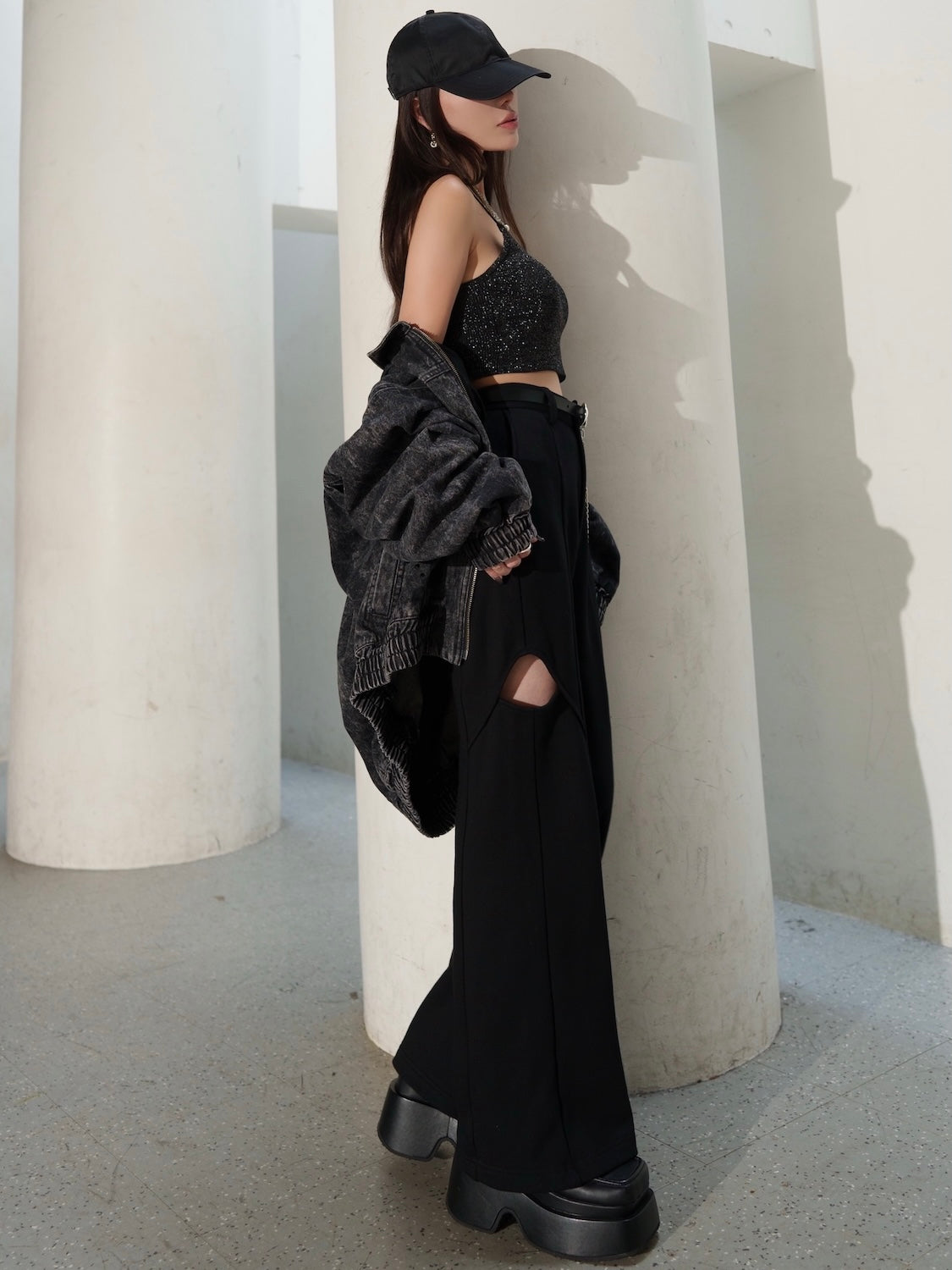 サイドホール Sweat スラックス