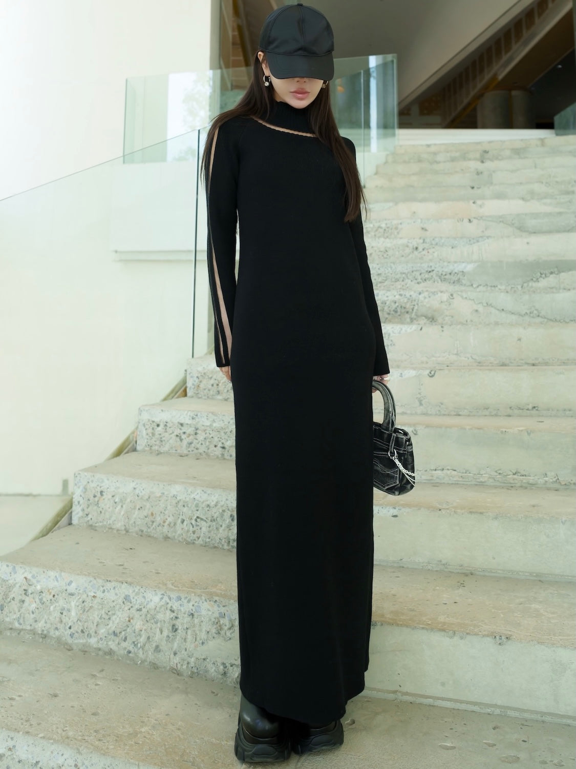 シアーライン KNIT ワンピース