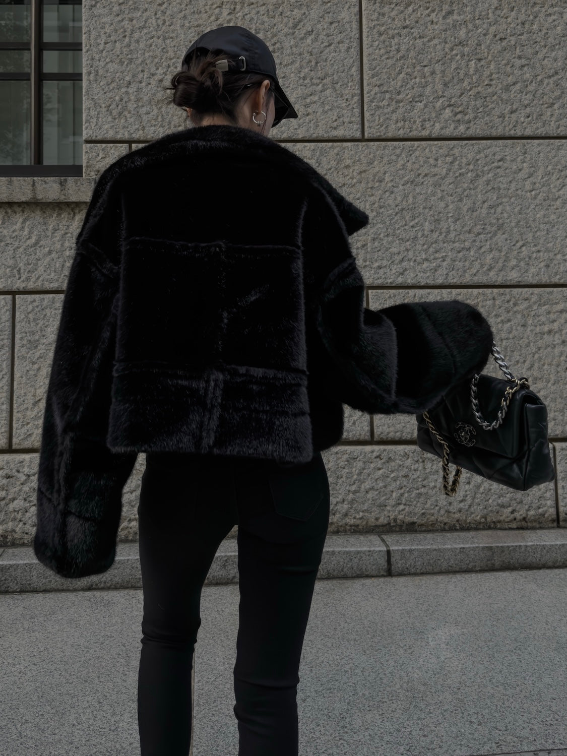 リバーシブル ボンディング Furジャケット