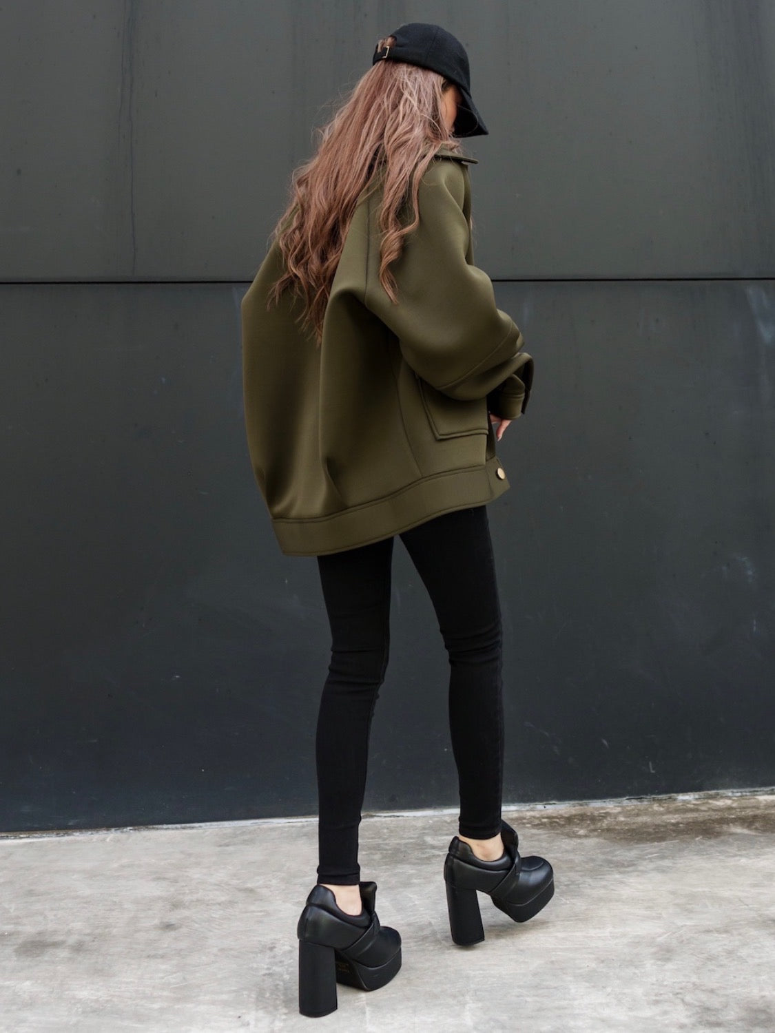 Padded High-heel Loafers