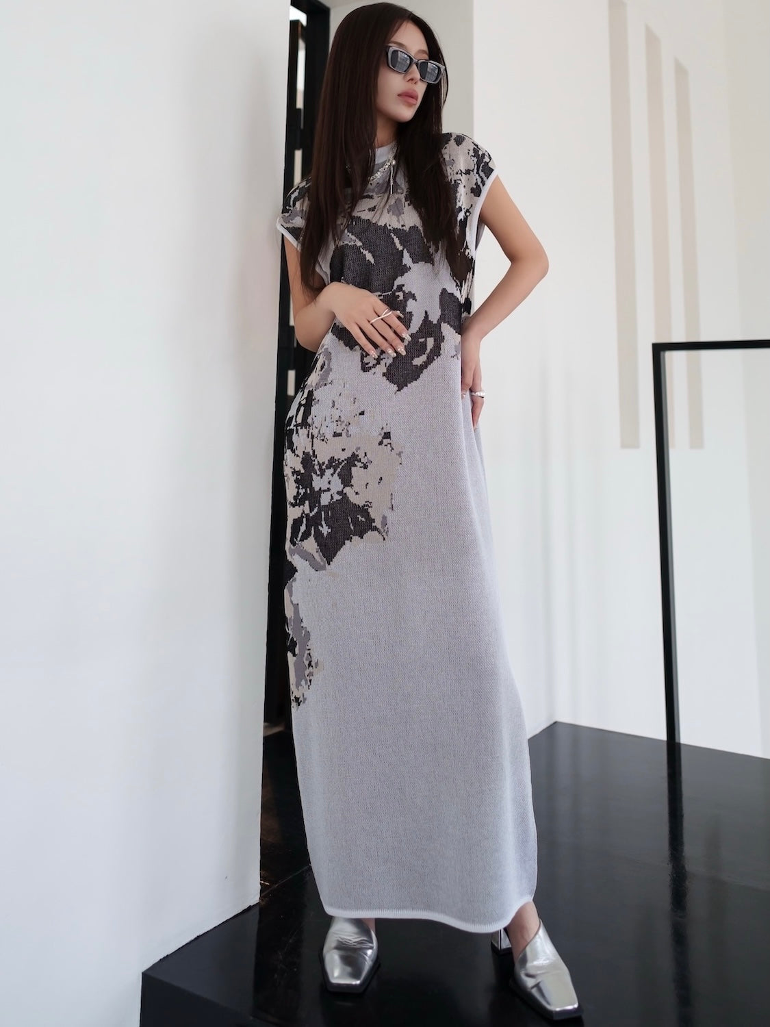 Flower Summer KNIT Dress