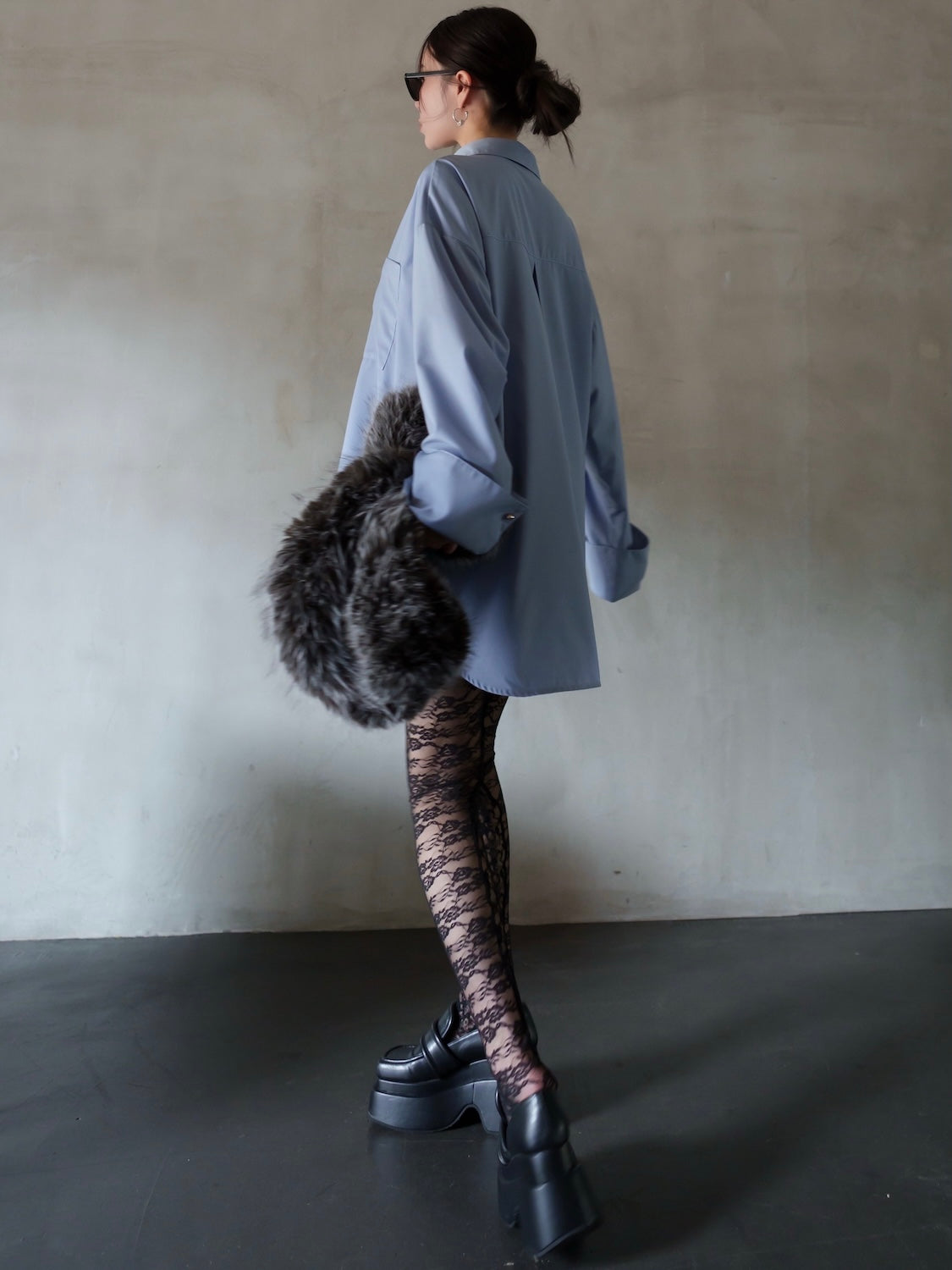 カフスボタン オーバー SHIRT