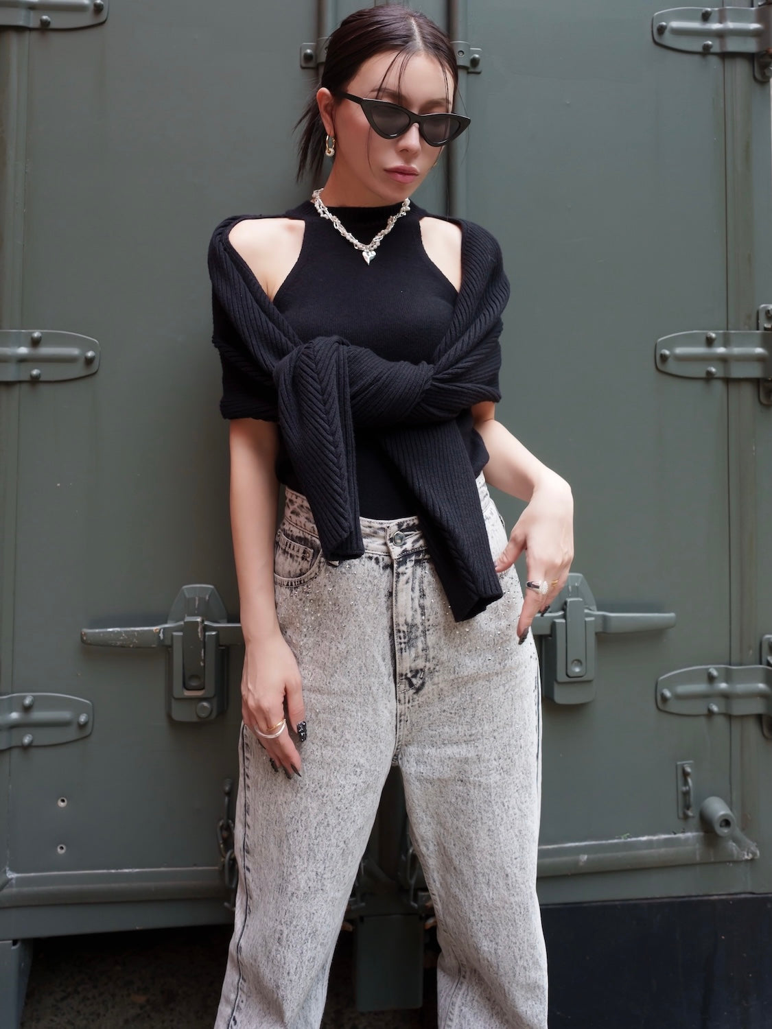 Bolero ドッキング ニット トップス