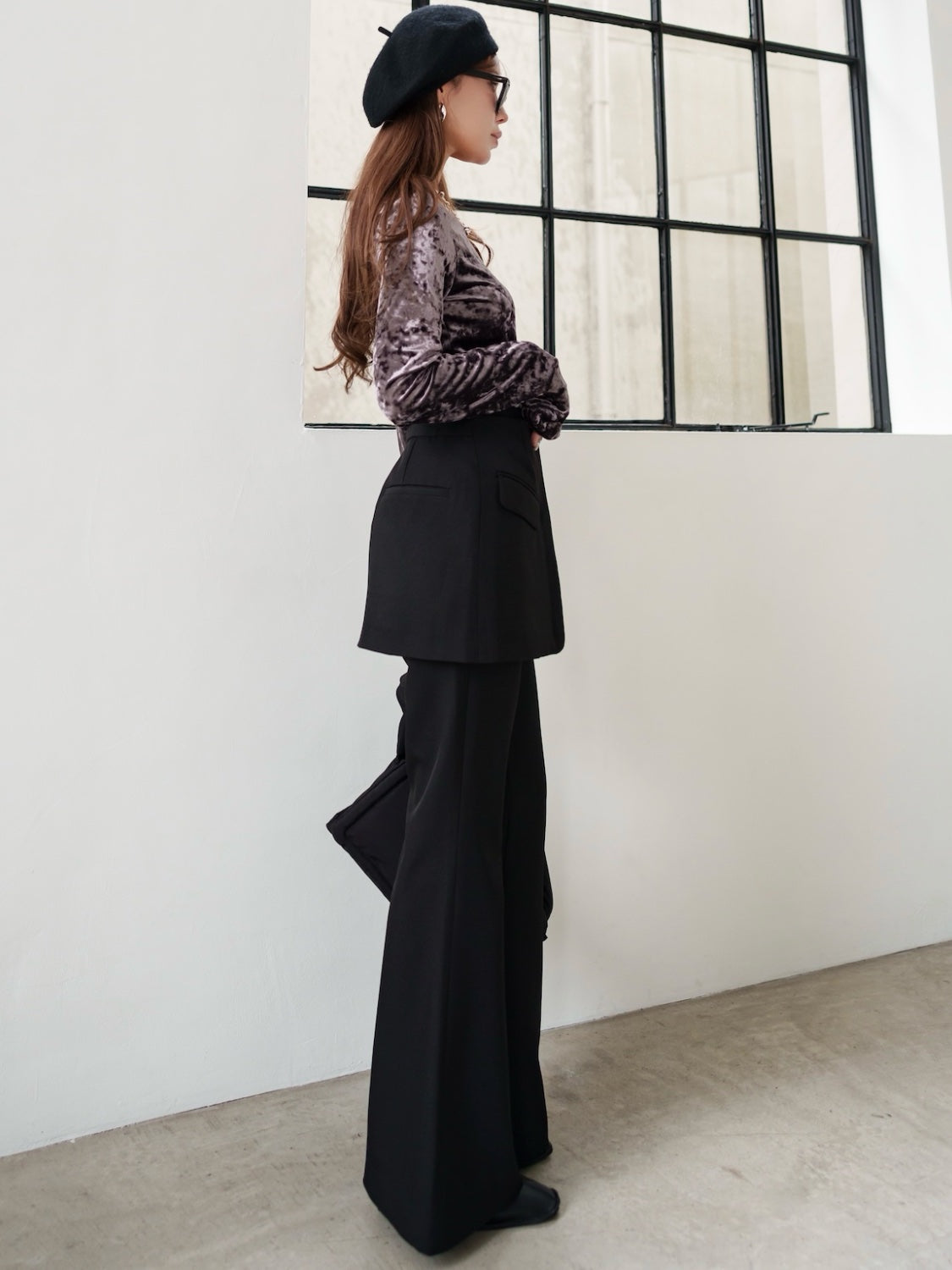 Crash velour ロングスリーブ