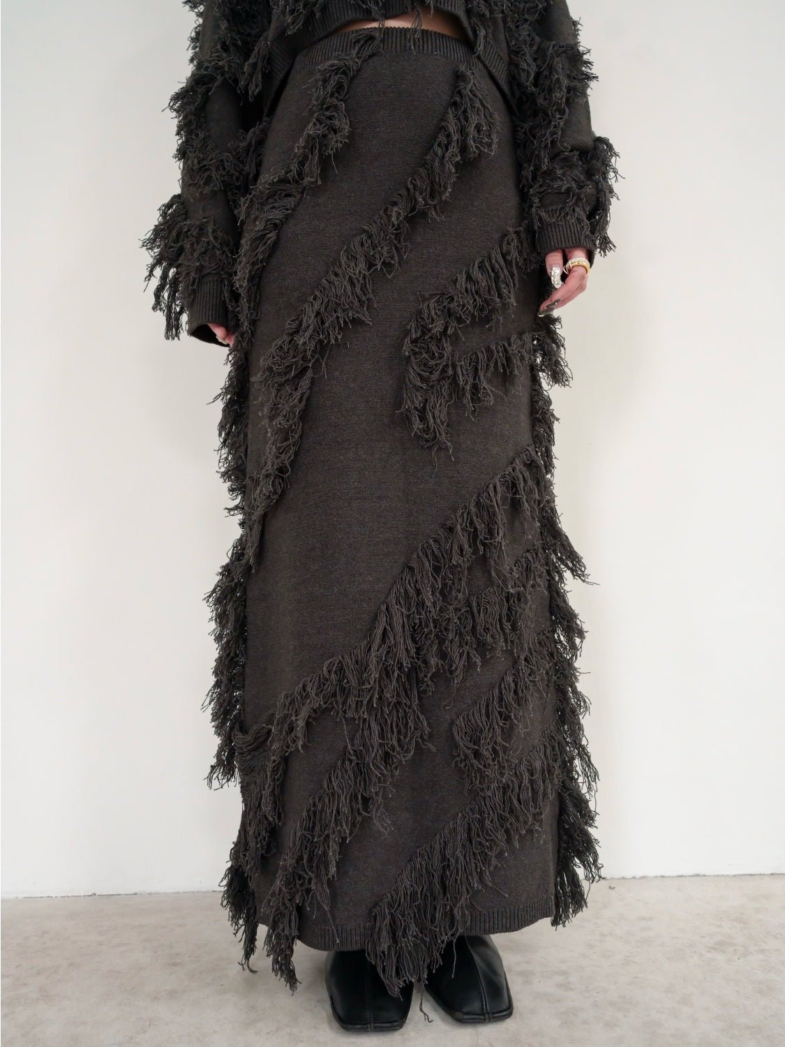 Wave Fringe Knit Setup