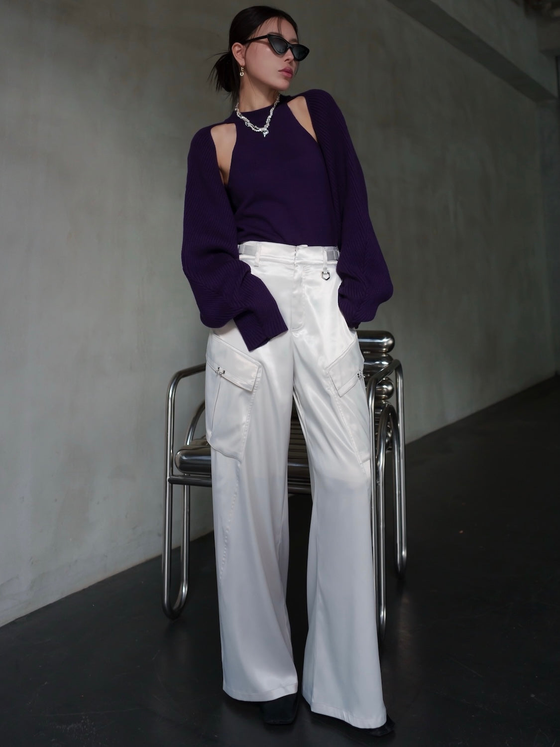 Bolero ドッキング ニット トップス