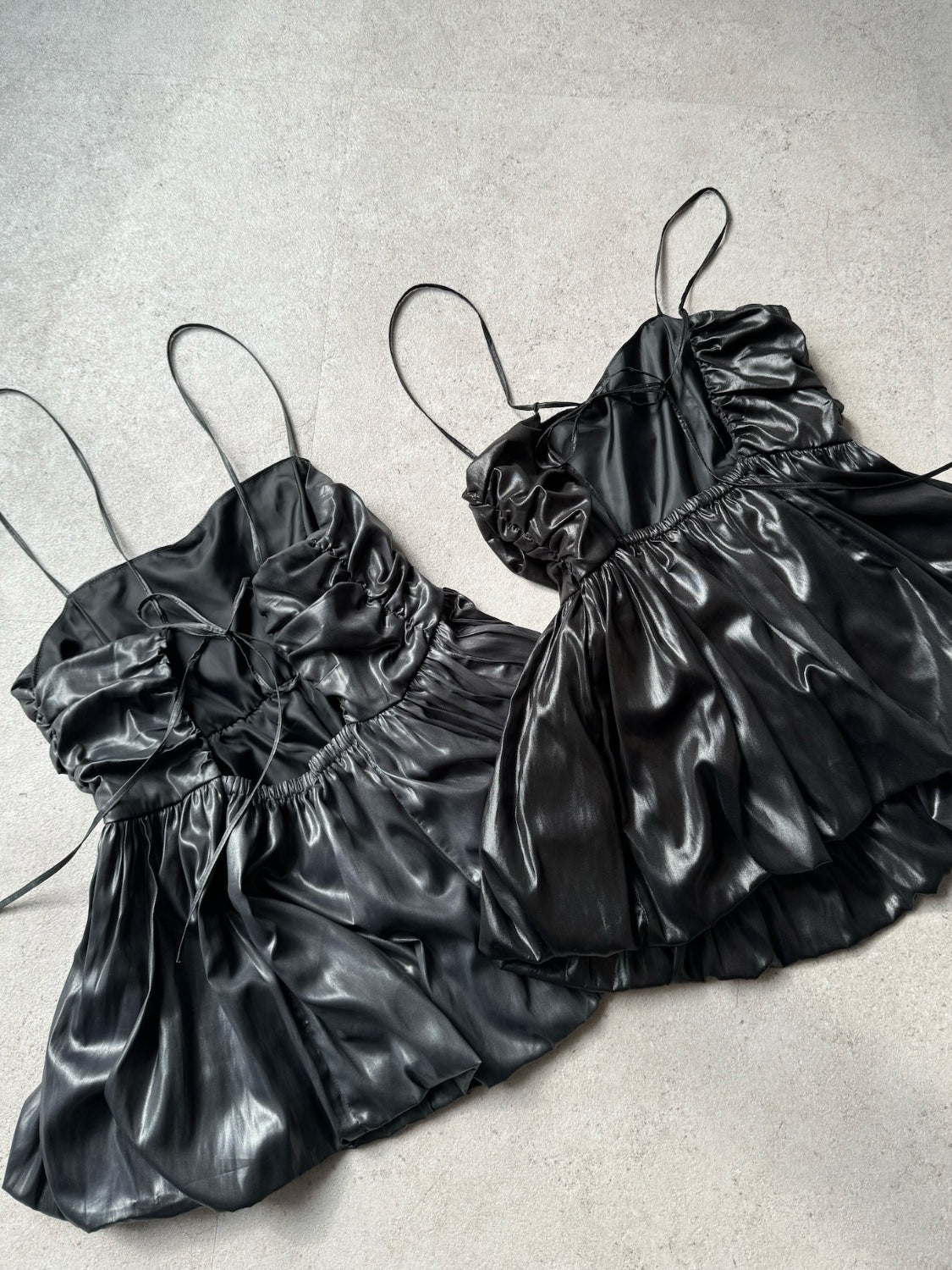 レザーライク ぺプラム Camisole