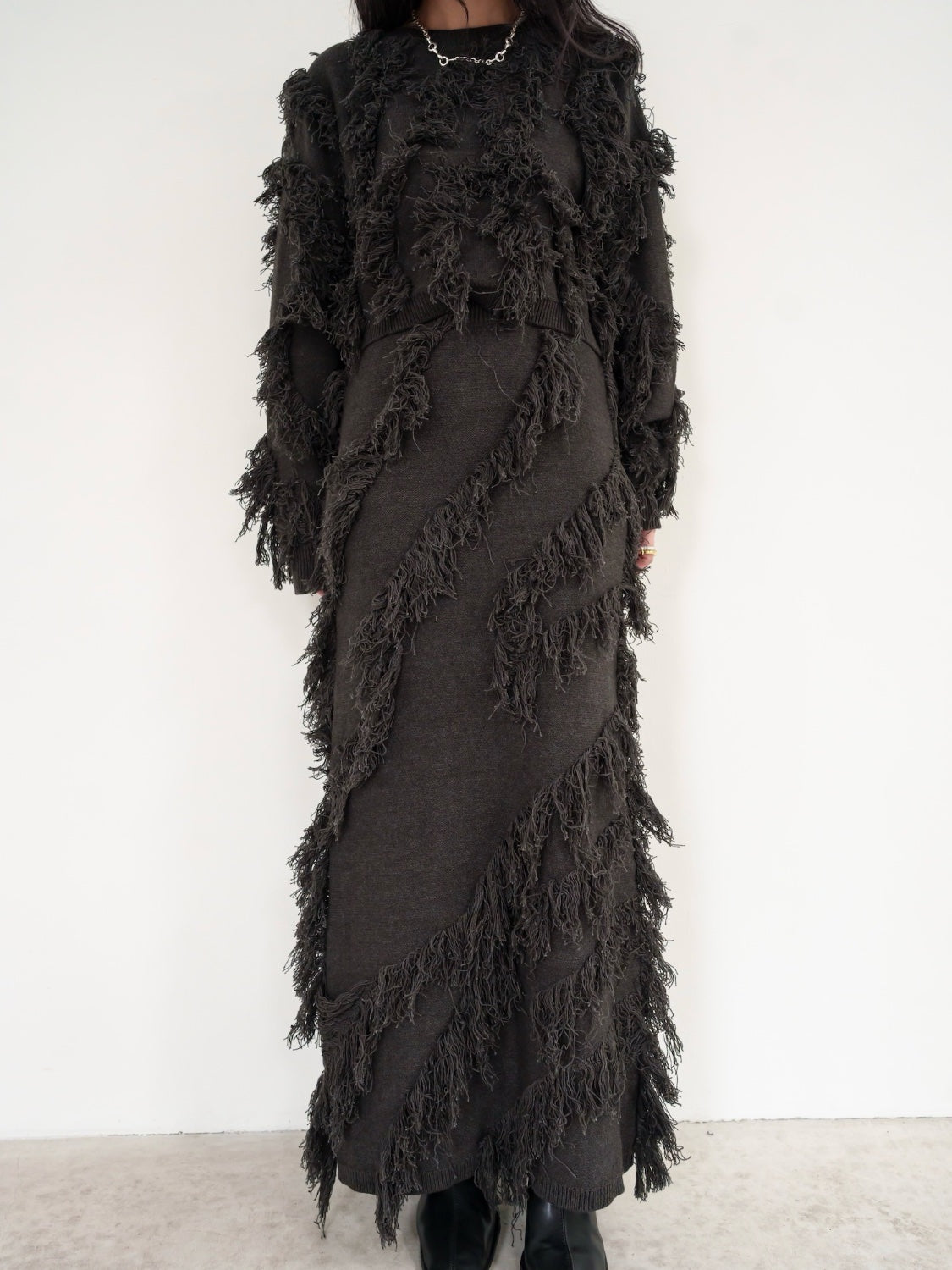 Wave Fringe Knit Setup