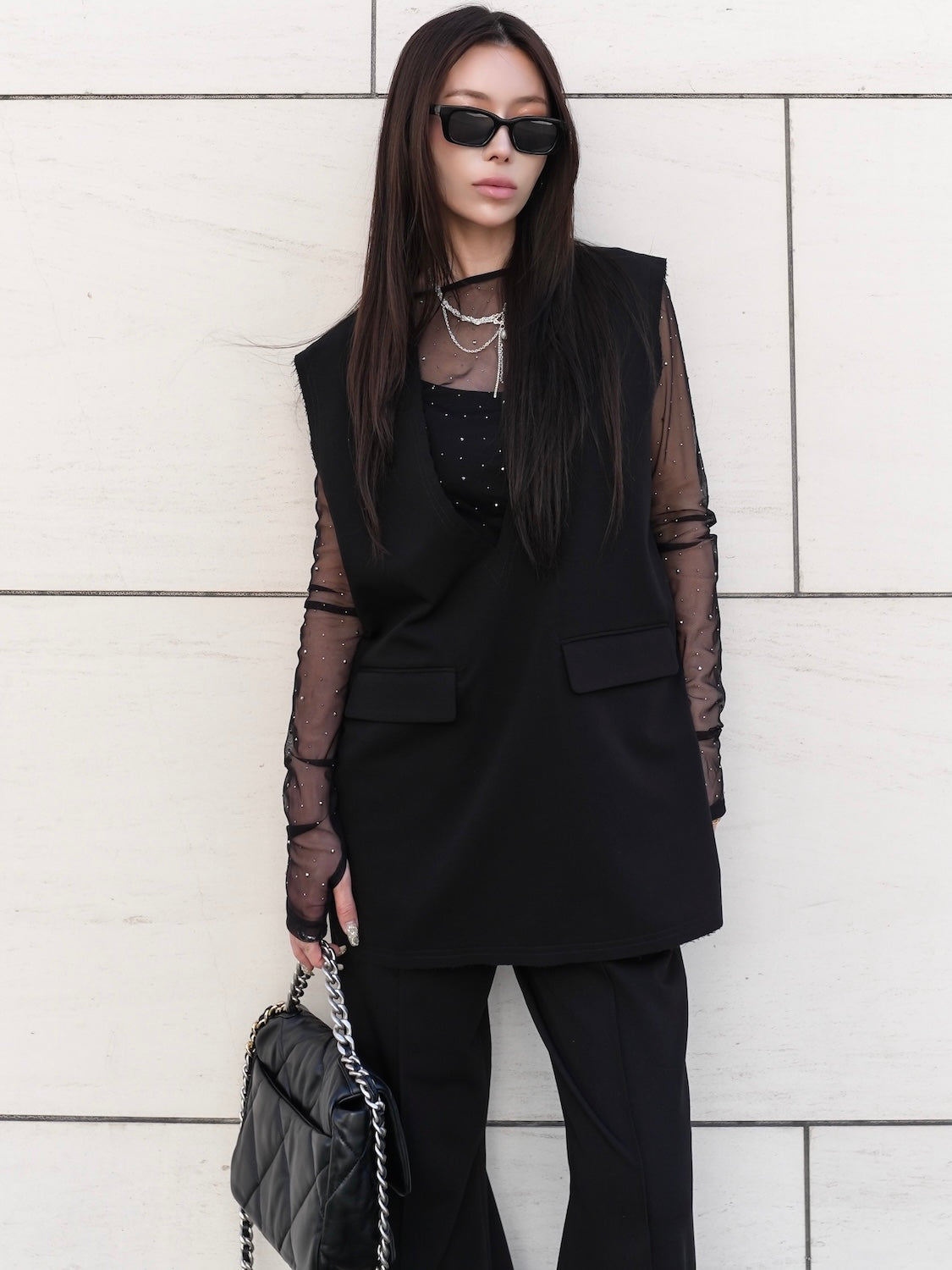 ストーン Sheer ロングスリーブ