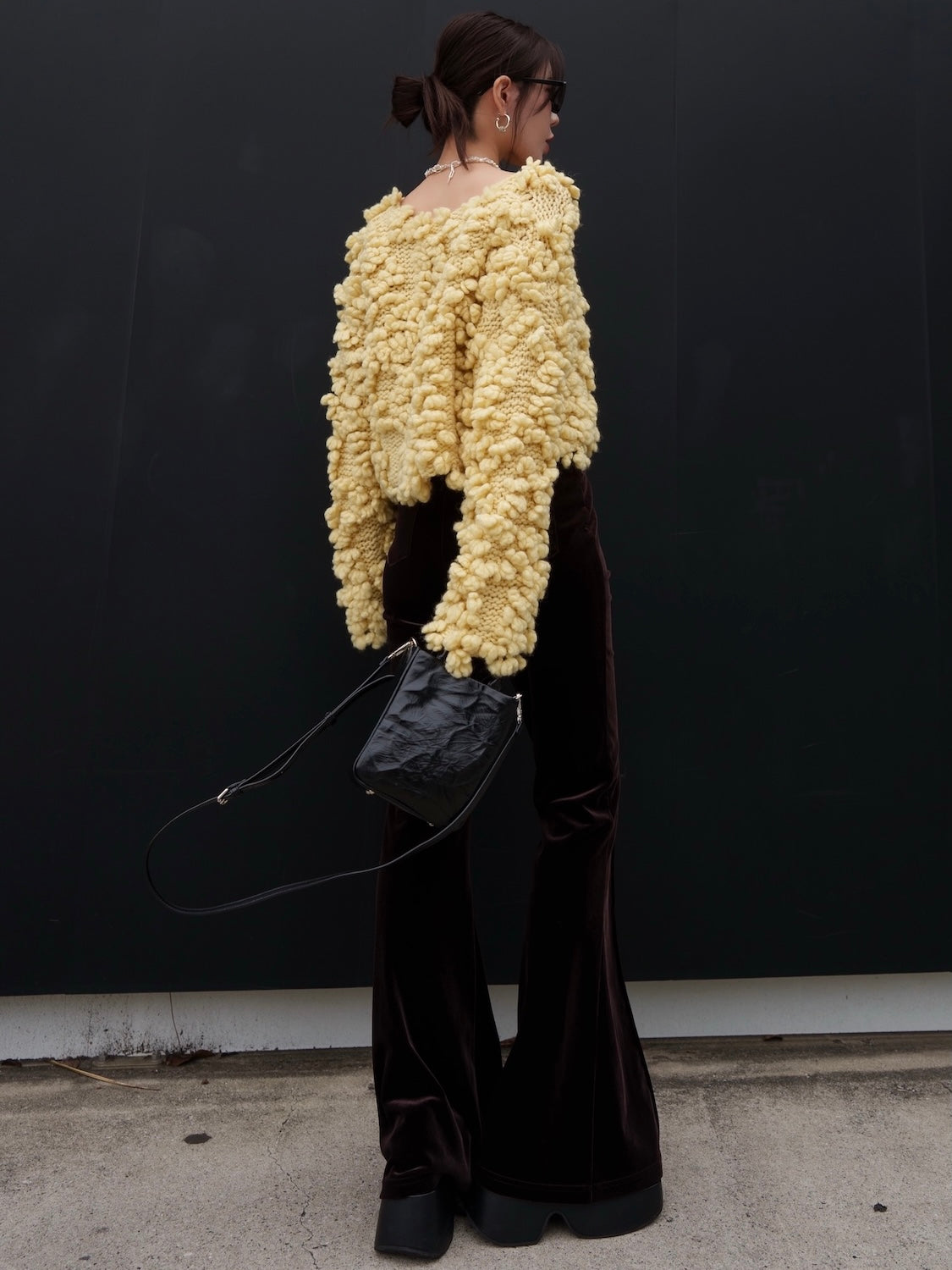 Wool Hand KNIT プルオーバー