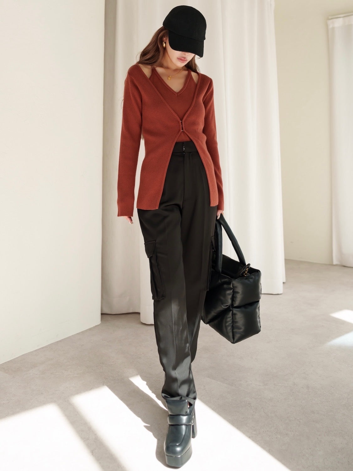 アンサンブル Knit トップス