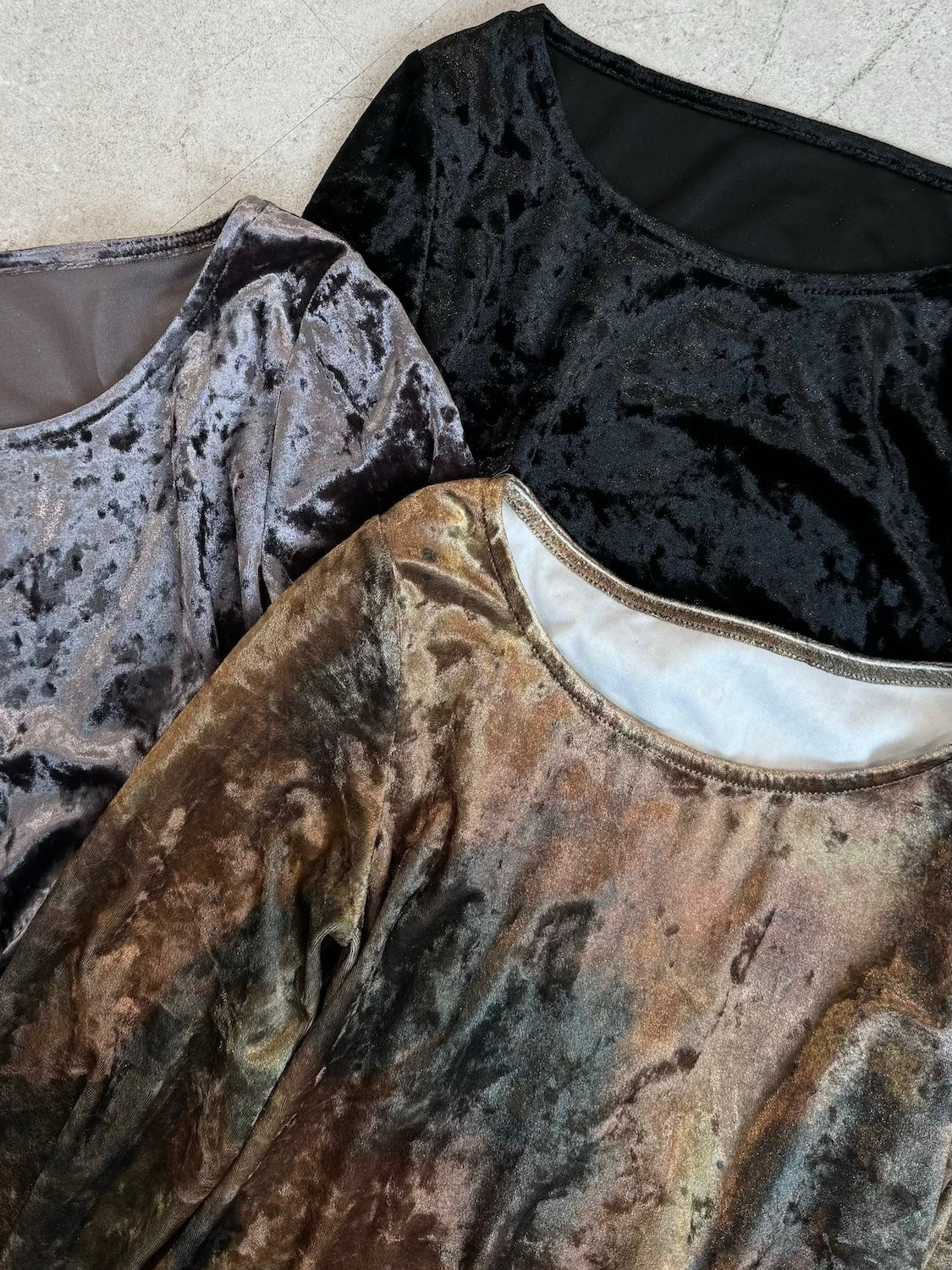 Crash velour ロングスリーブ