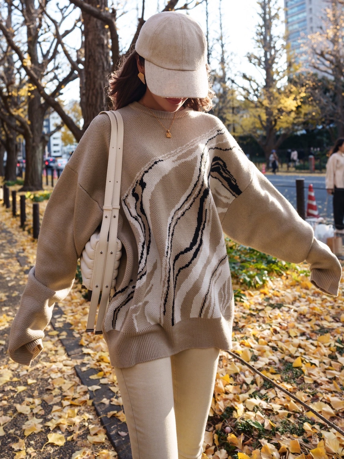 MODEL:159cm<br>着用サイズ:0<br>COLOR:ベージュ