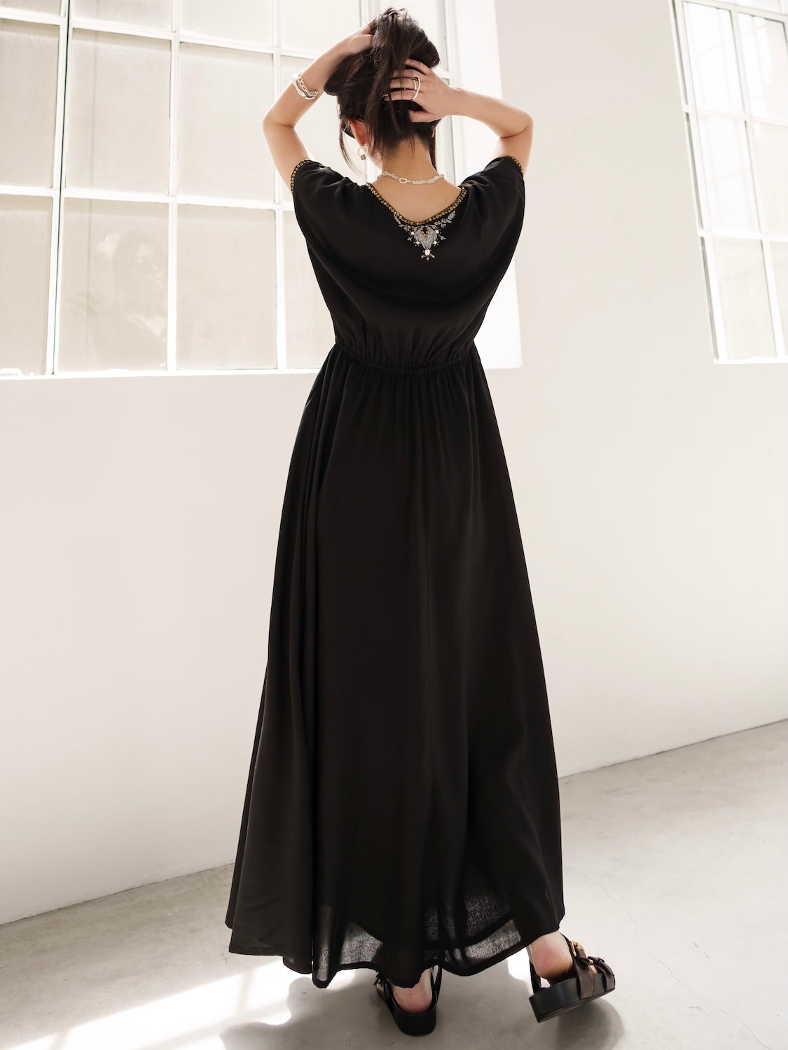 エンブロイダリー Rayon ワンピース