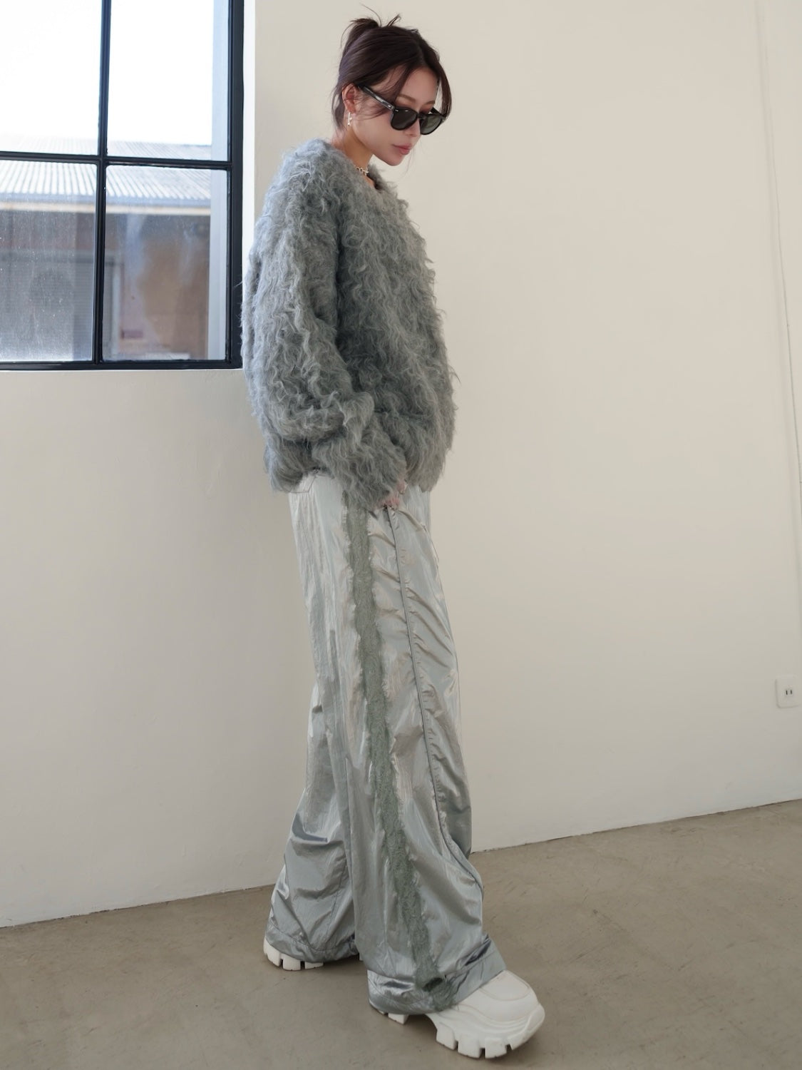 Fluffawa ウール ニット プルオーバー