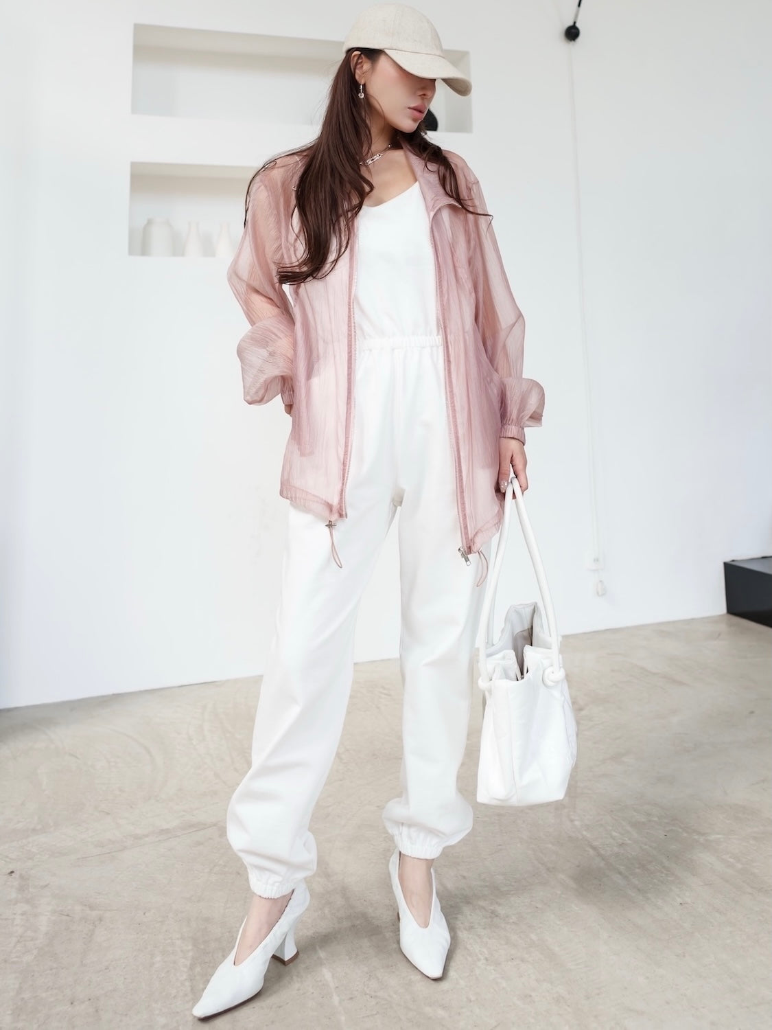 MODEL:159cm<br>COLOR:ピンク