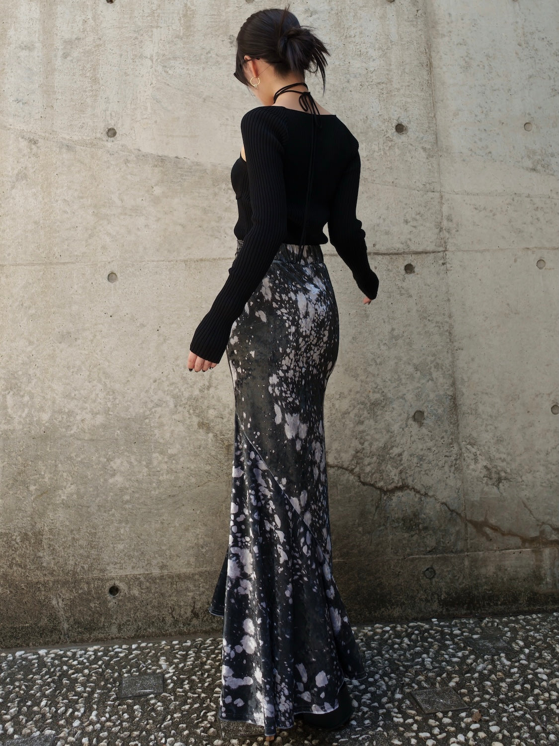 ストラップ ネック KNIT トップス