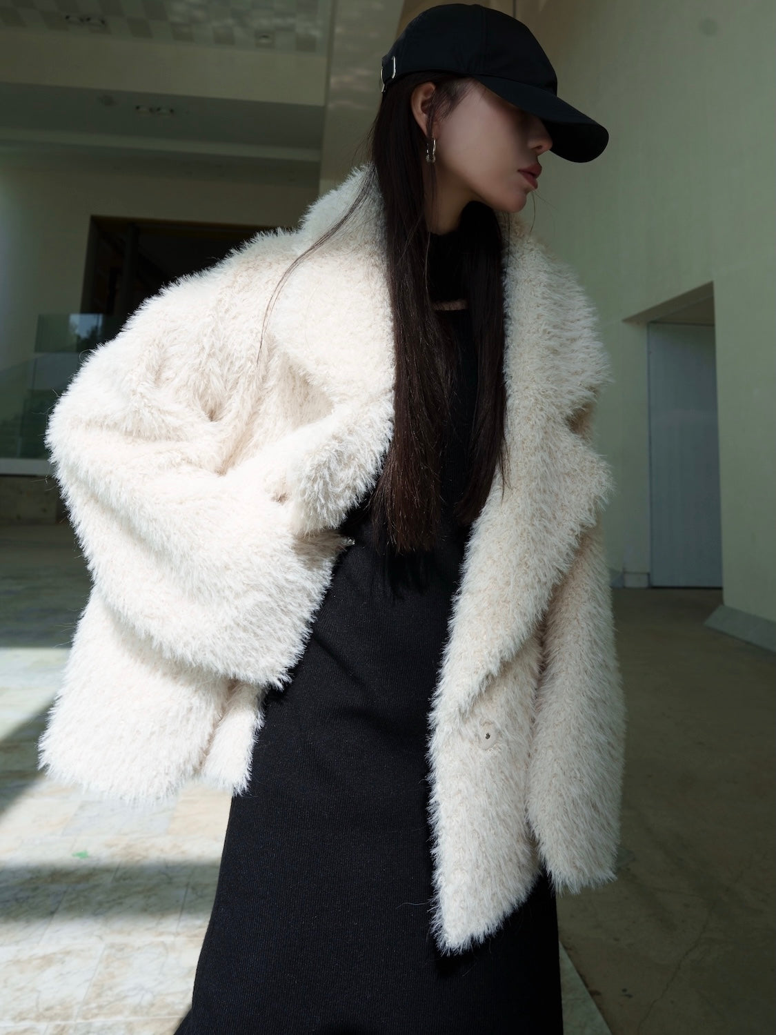 Suede ボンディング Fur コート