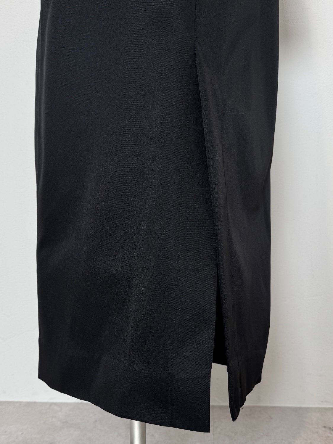 KNIT ドッキング ツイル Dress