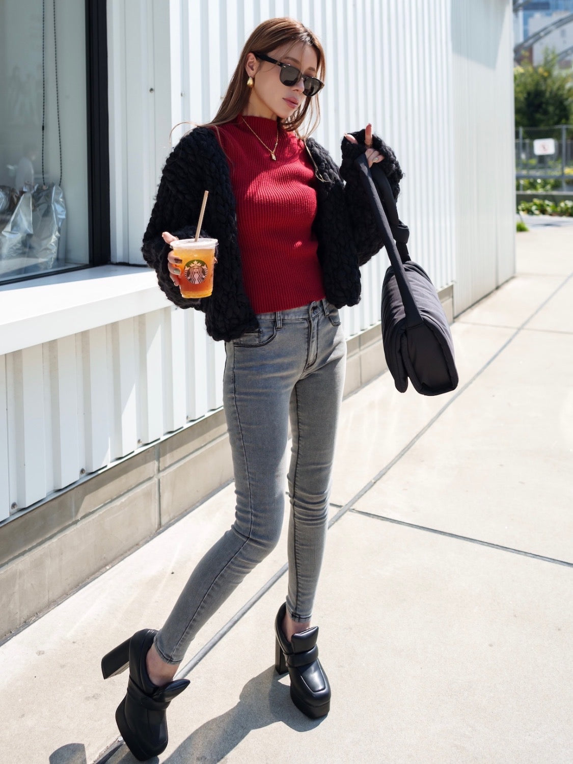 Stretch Gray Skinny