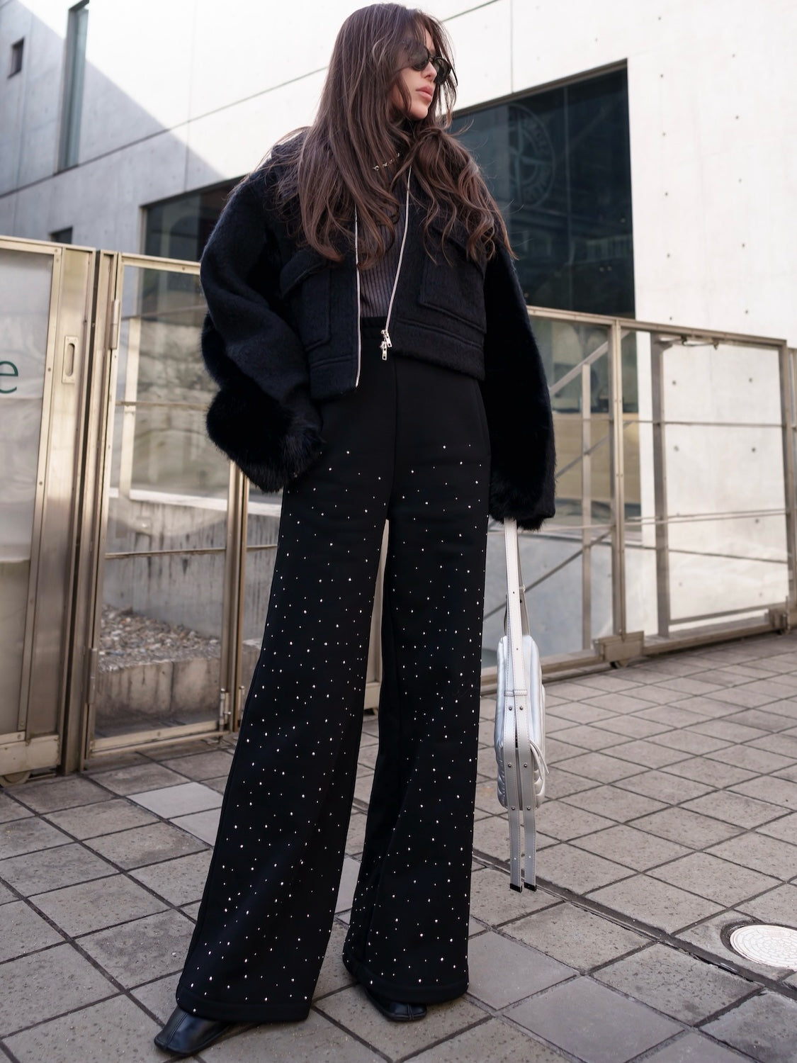 MODEL:159cm<br>COLOR:ブラック