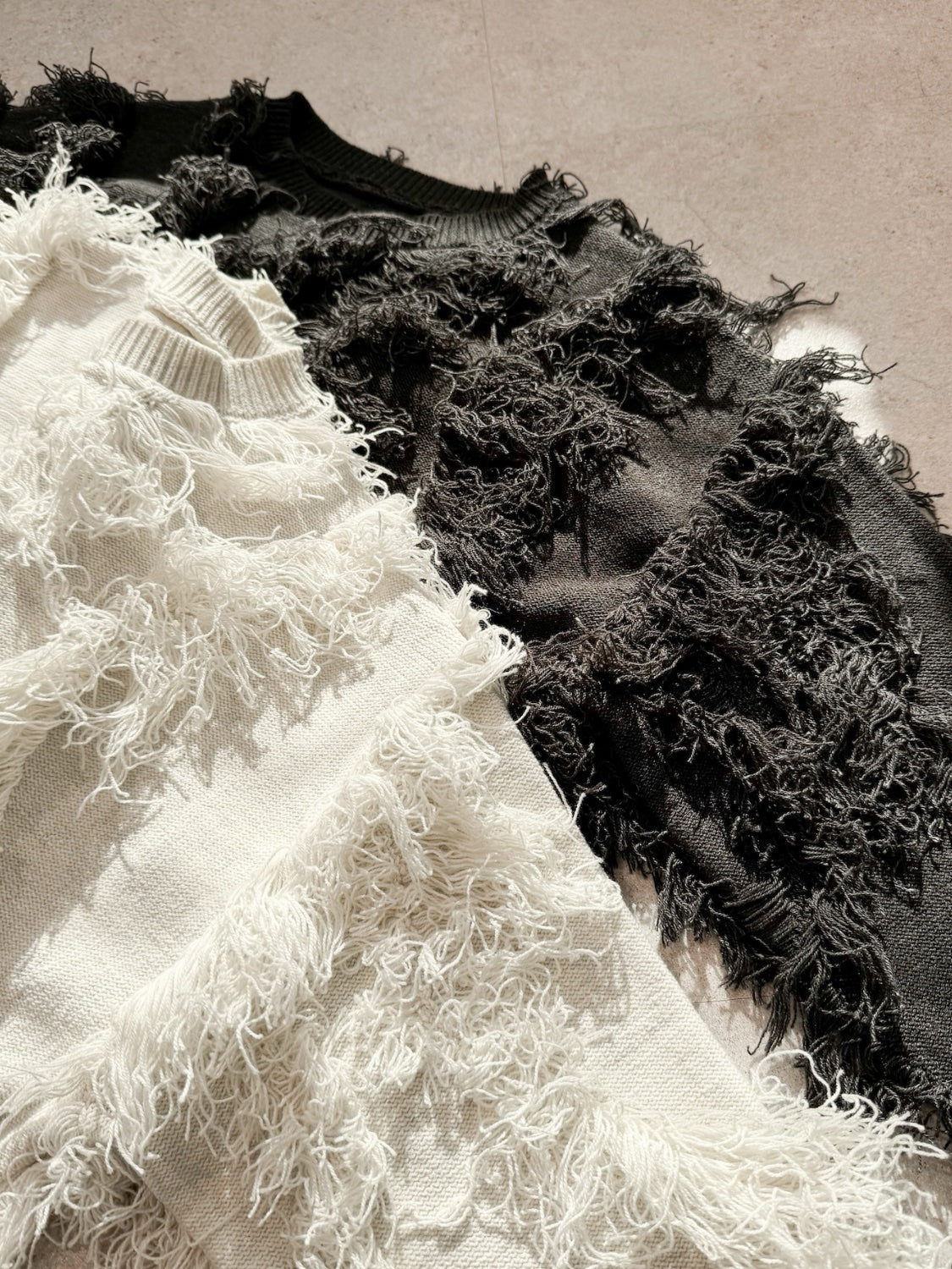 Wave Fringe Knit Setup