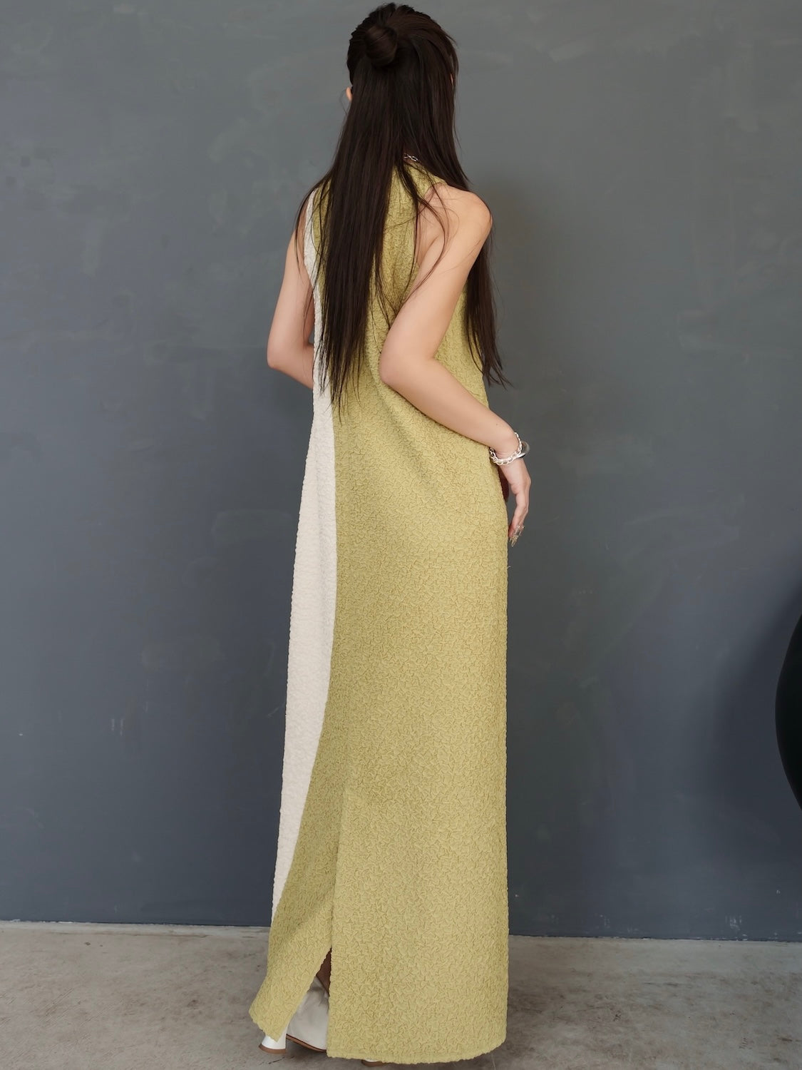 Wave バイカラー ワンピース