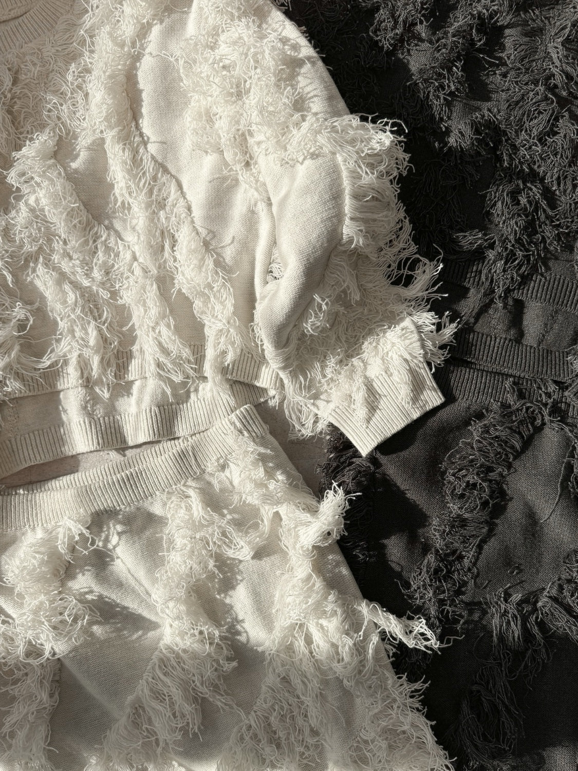 Wave Fringe Knit Setup