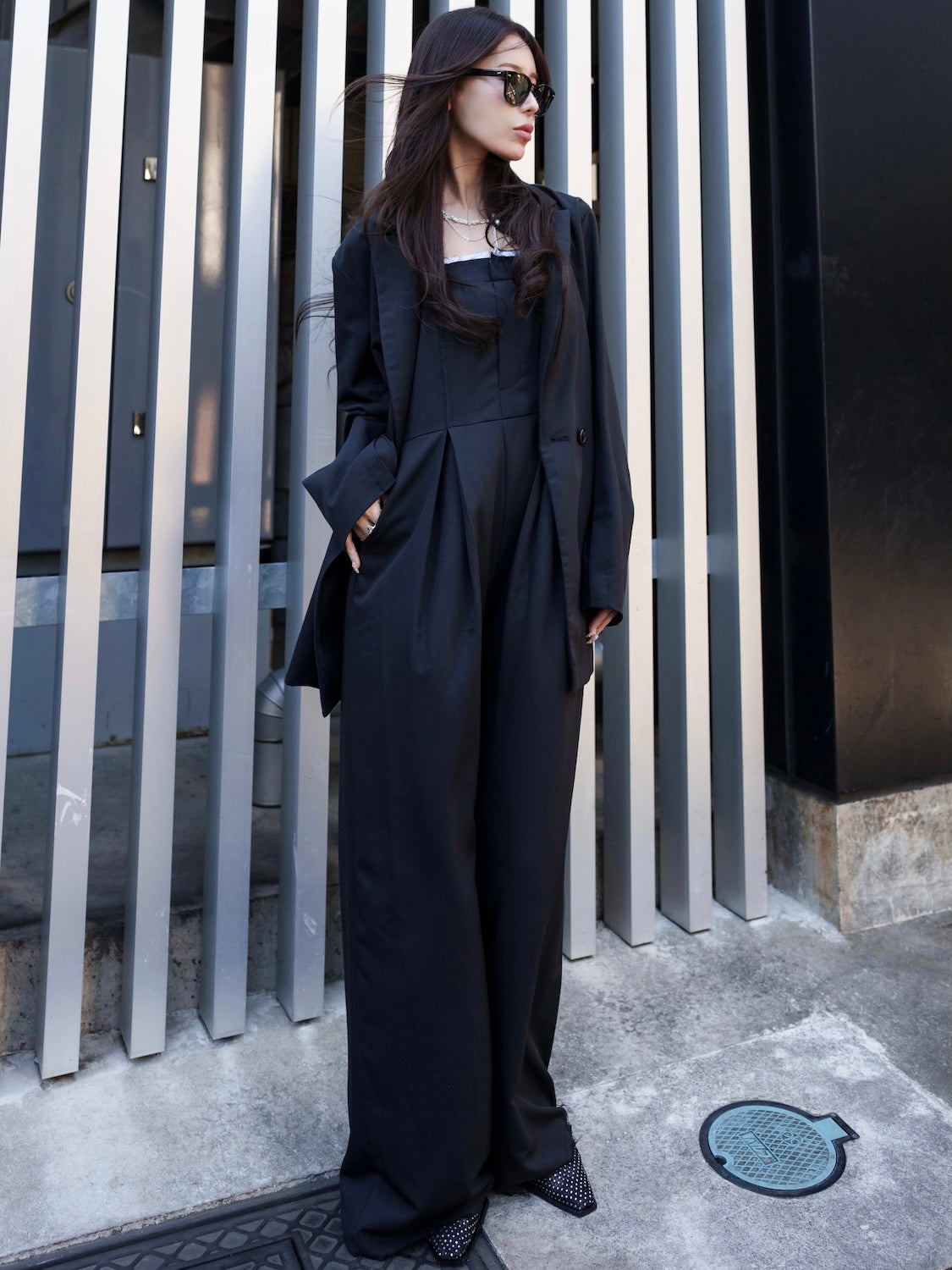MODEL:159cm<br>着用サイズ:0<br>COLOR:ブラック