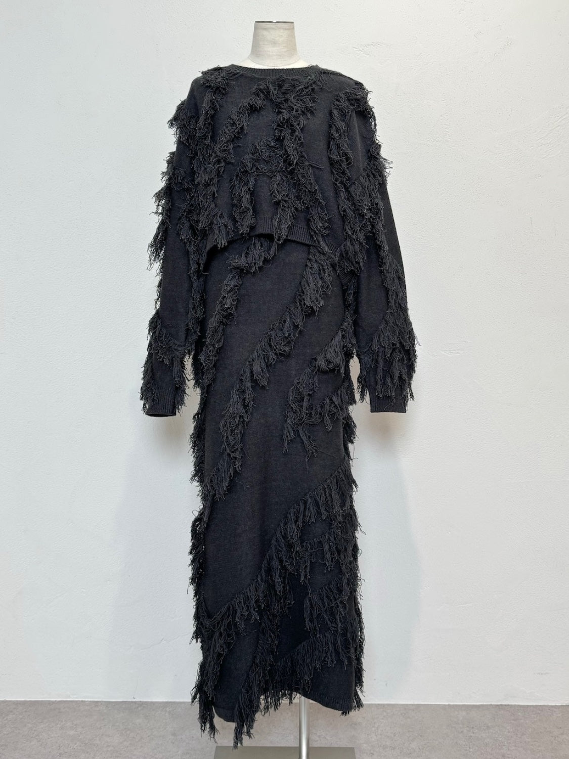 Wave Fringe Knit Setup