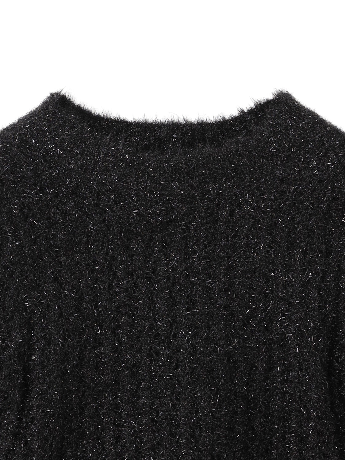 Cropped ラメ KNIT トップス