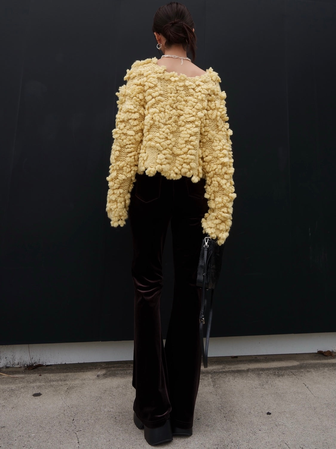 Wool Hand KNIT プルオーバー