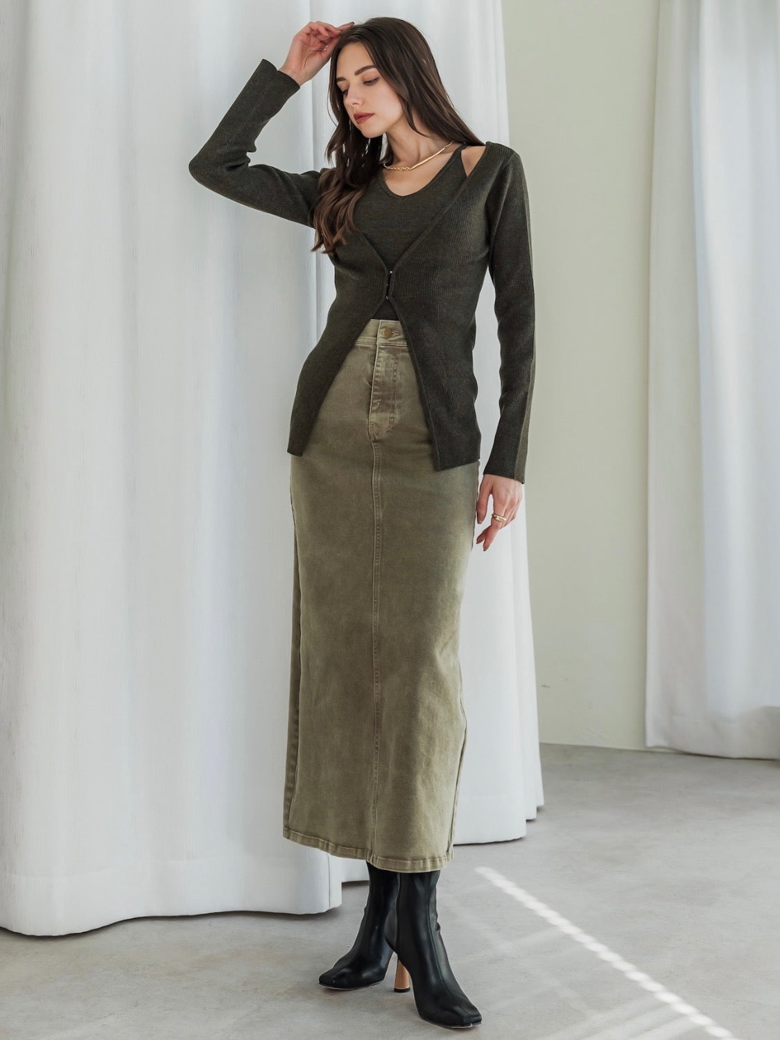 アンサンブル Knit トップス