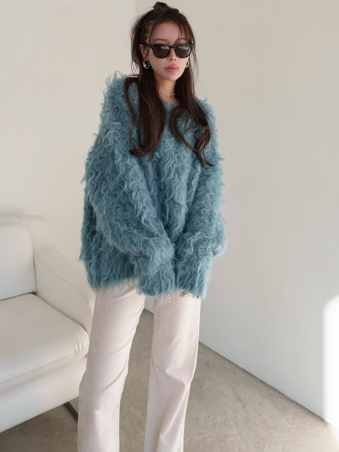 Fluffawa ウール ニット プルオーバー