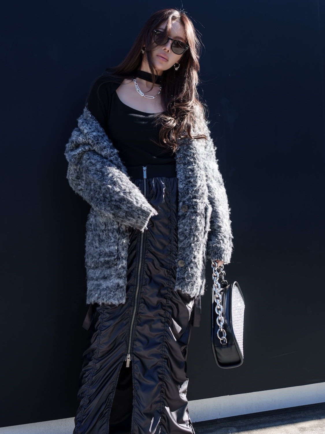 COLOR:チャコールMIX<br>OUT SIDE