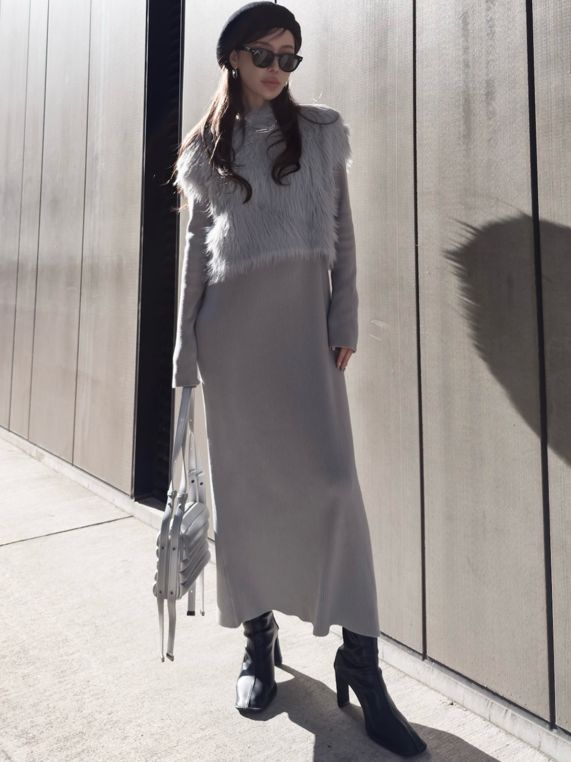 シャギーTops & OP KNIT Set