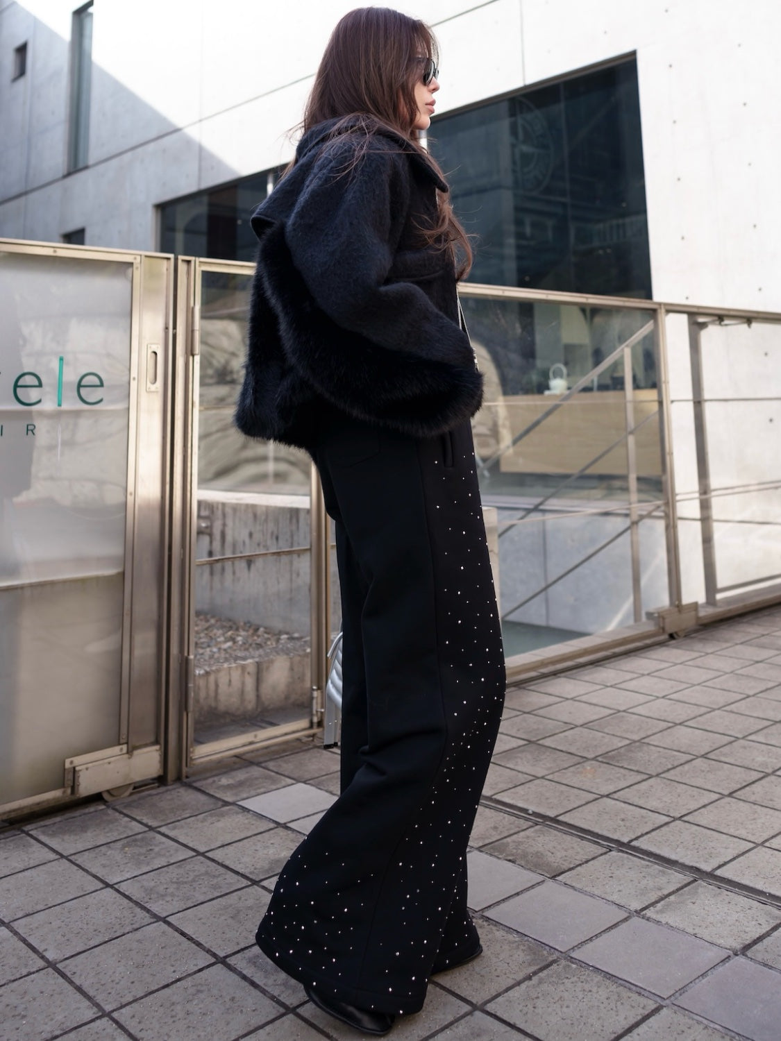 Stone Sweat Wide Pants