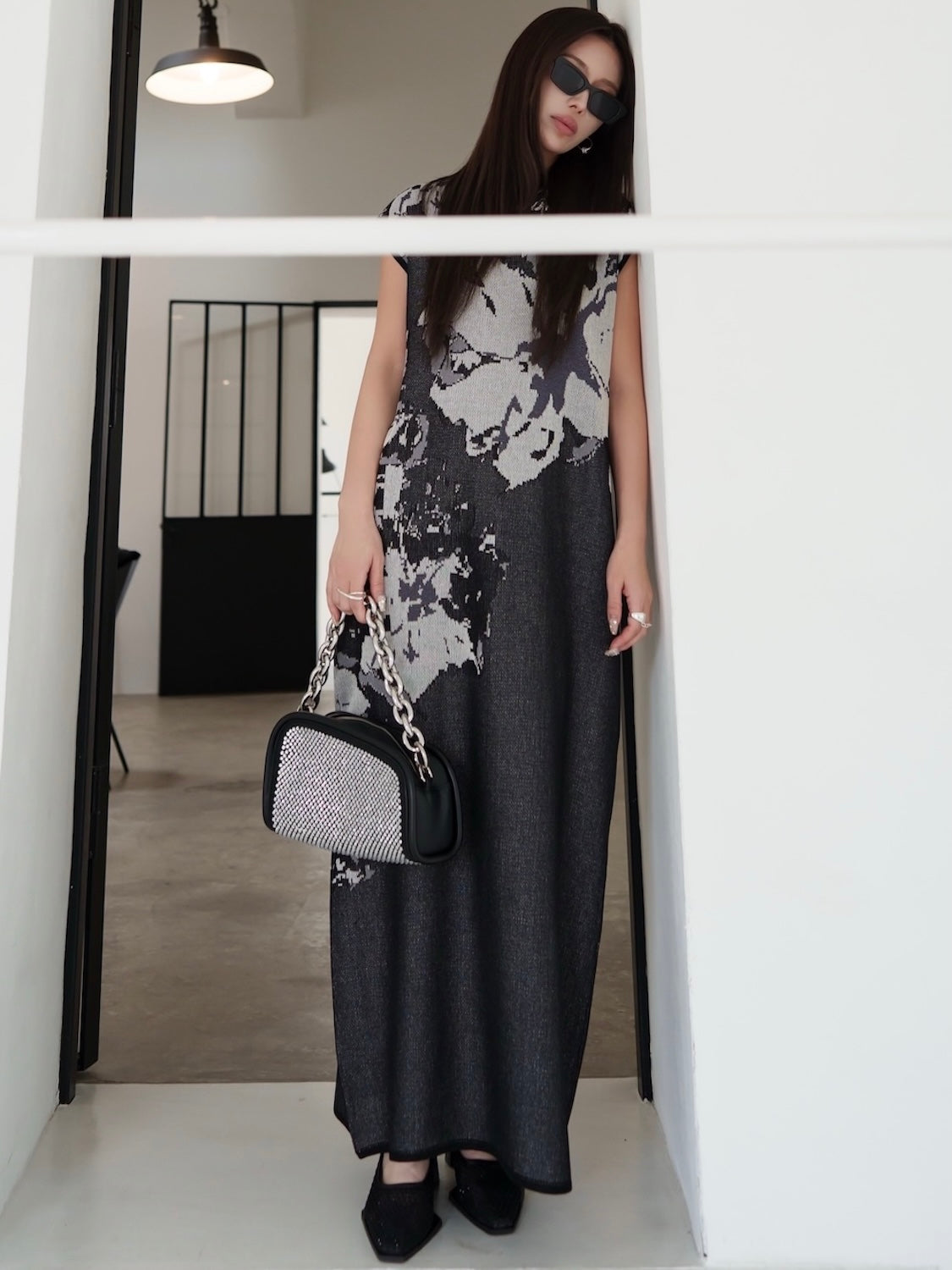Flower Summer KNIT Dress