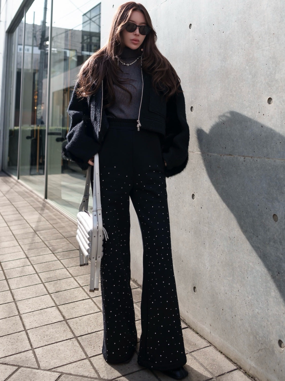 Stone Sweat Wide Pants