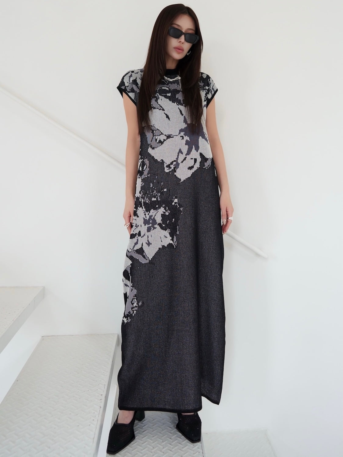 Flower Summer KNIT Dress