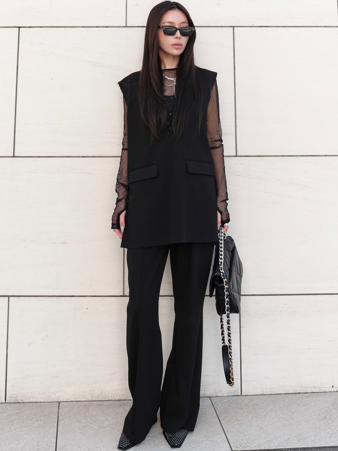 MODEL:159cm<br>COLOR:ブラック