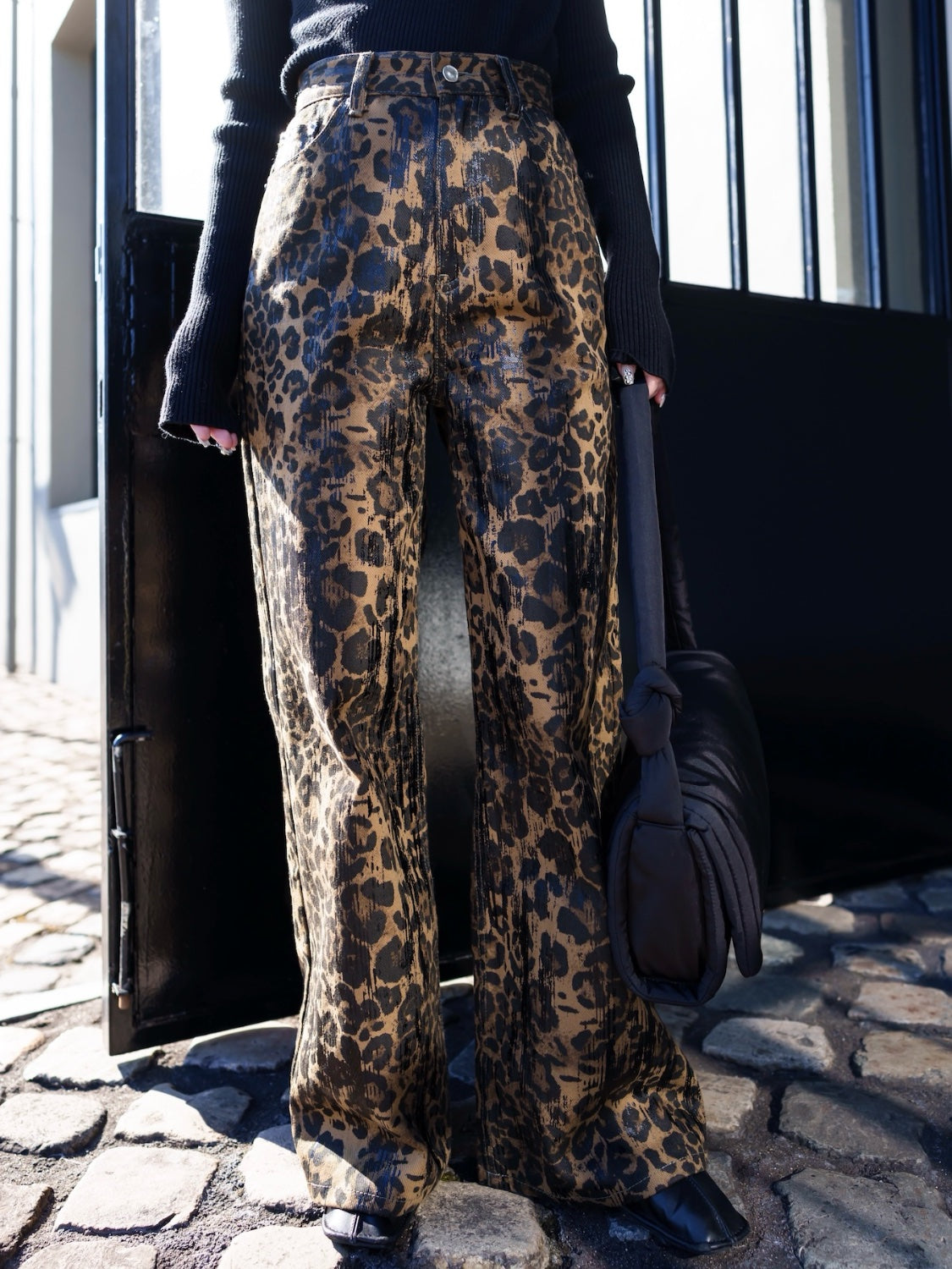 Shadow Paint Leopard Pants