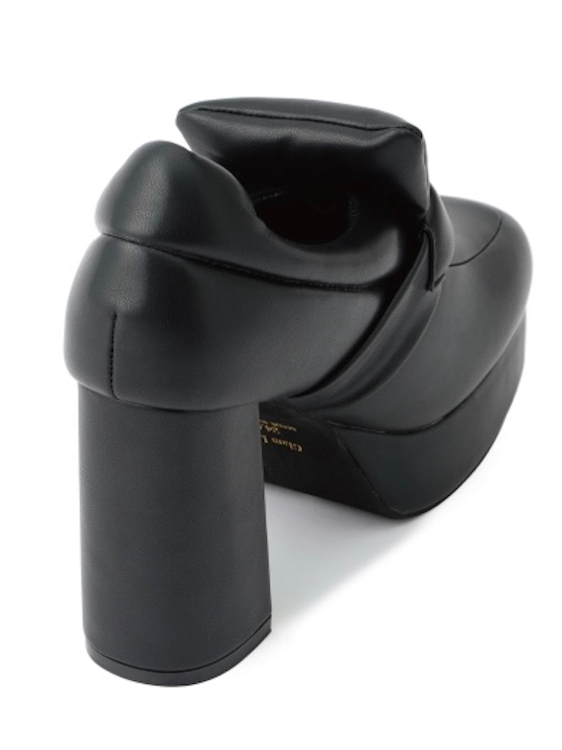 Padded High-heel Loafers