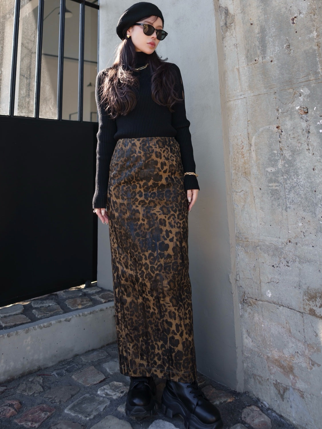 MODEL:159cm<br>着用サイズ:0