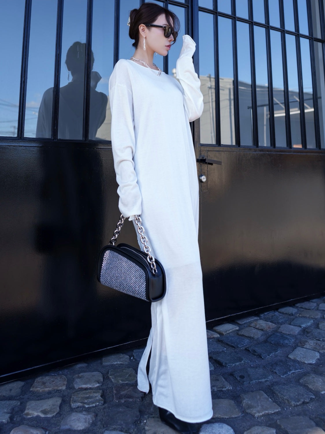Twist Back Knit Dress