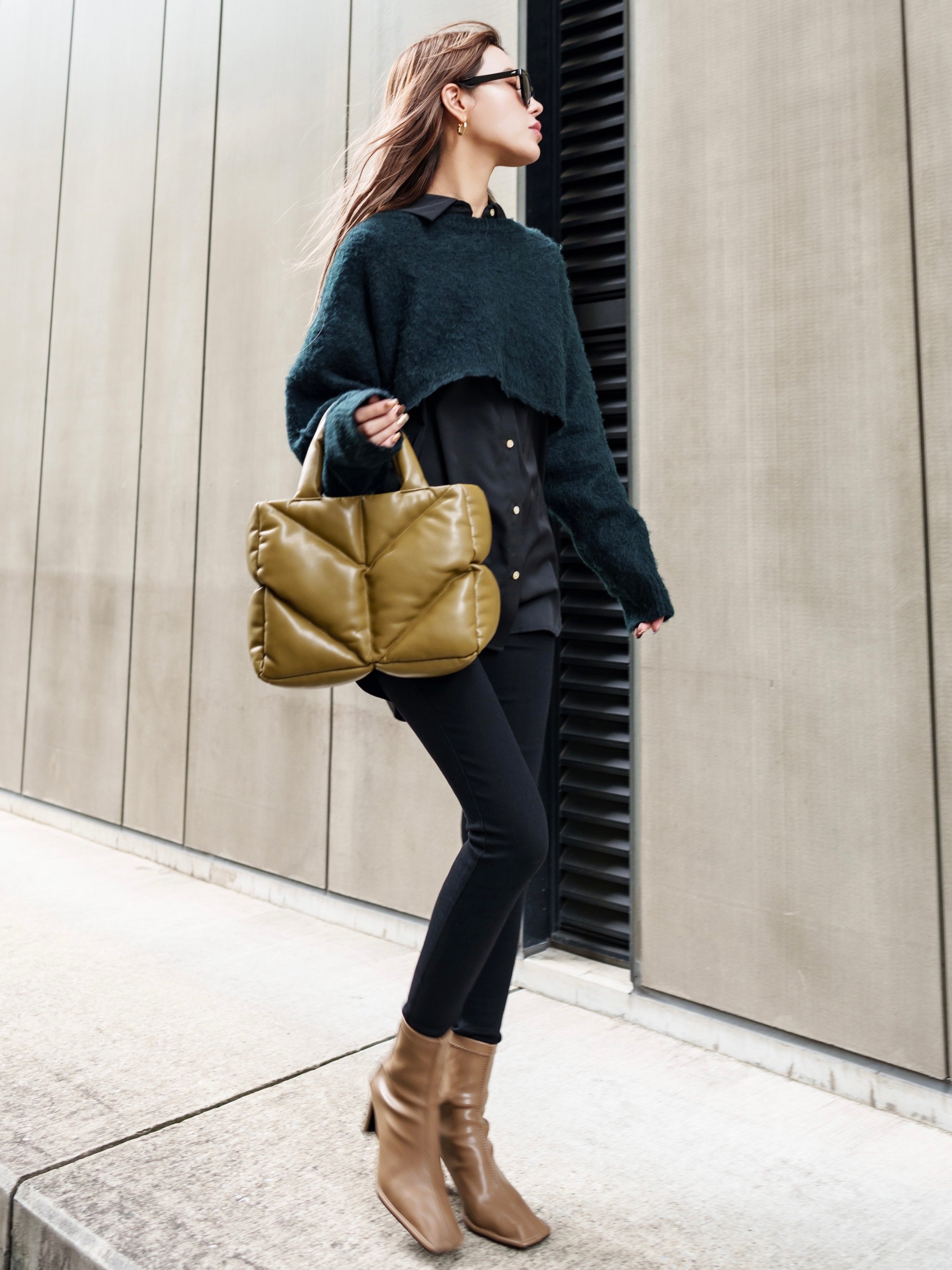 Small Quilted Leather Handbag