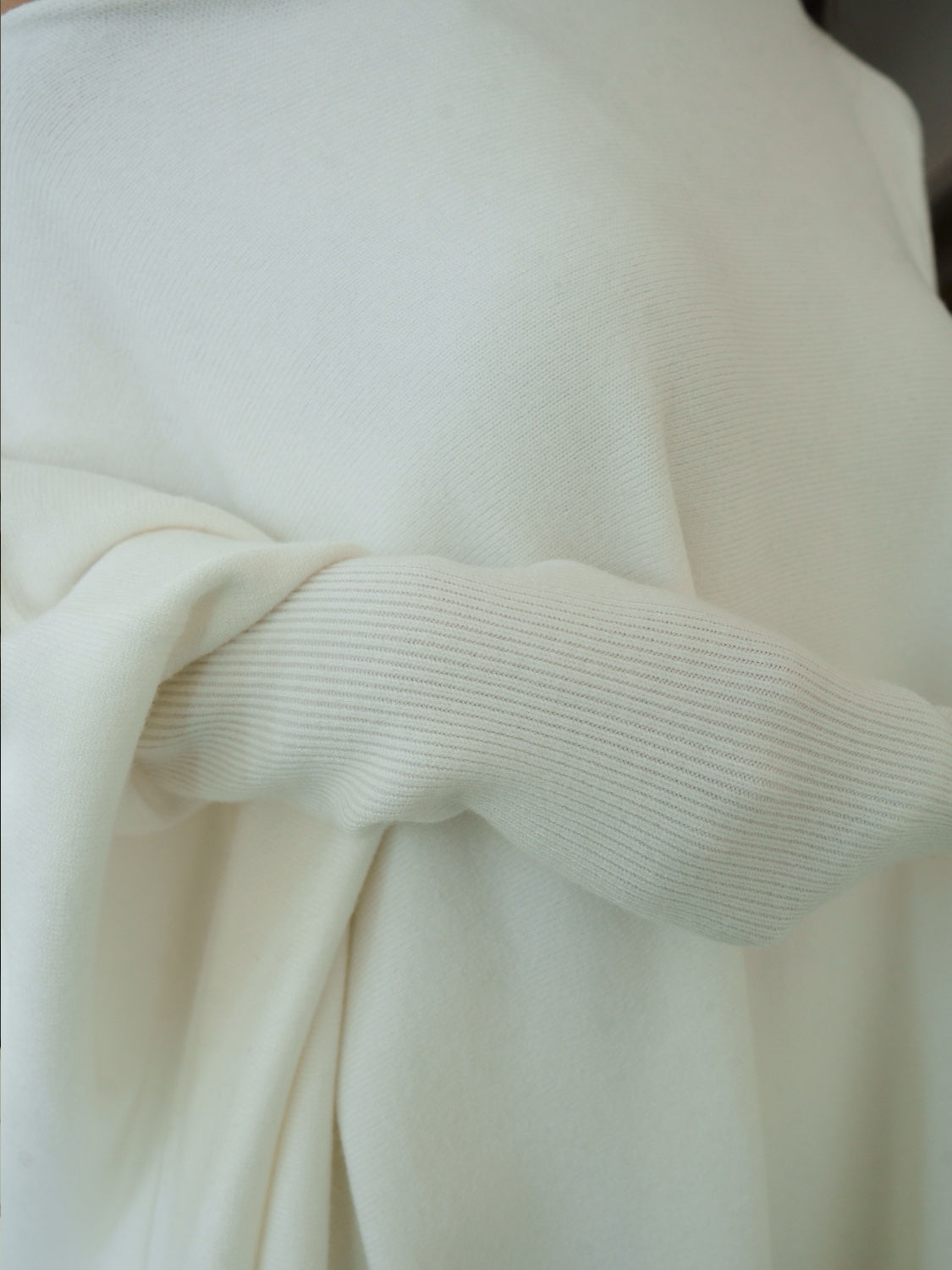 ジャージー KNIT ポンチョ Set-up